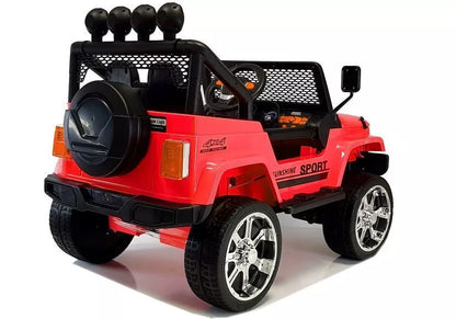 Elektrinis vaikiškas visureigis Jeep S2388, baltas, 4x45W