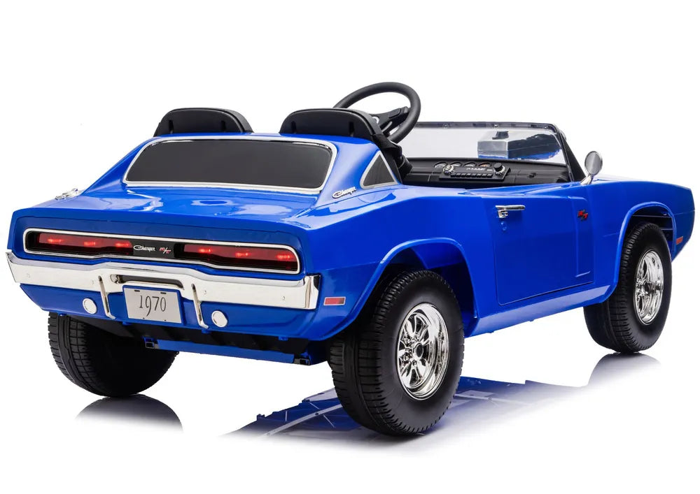 Elektromobilis Dodge Charger R/T DLS-K12 24V7Ah Mėlynas