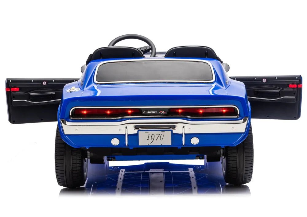 Elektromobilis Dodge Charger R/T DLS-K12 24V7Ah Mėlynas