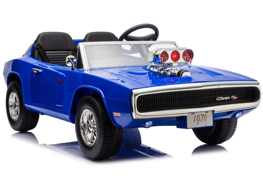 Elektromobilis Dodge Charger R/T DLS-K12 24V7Ah Mėlynas