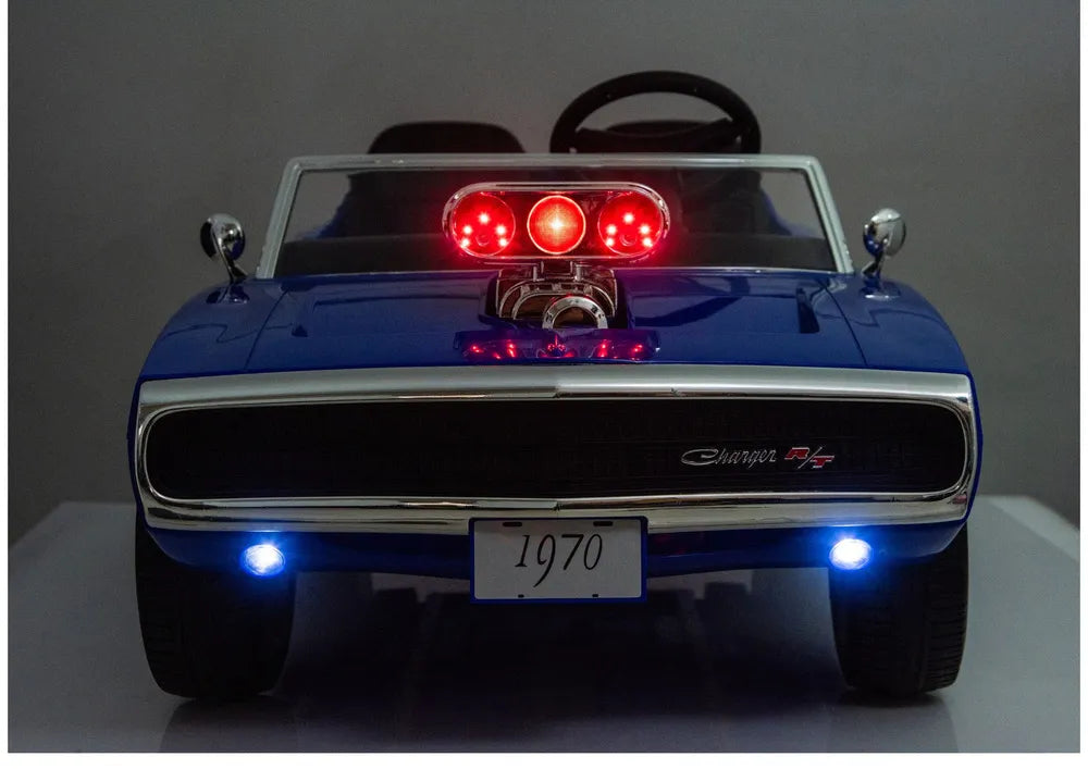 Elektromobilis Dodge Charger R/T DLS-K12 24V7Ah Mėlynas