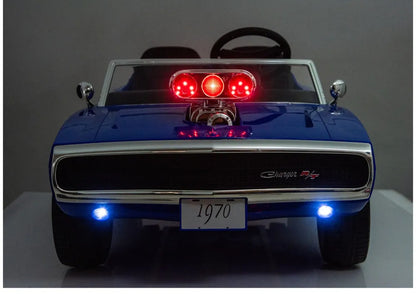 Elektromobilis Dodge Charger R/T DLS-K12 24V7Ah Mėlynas