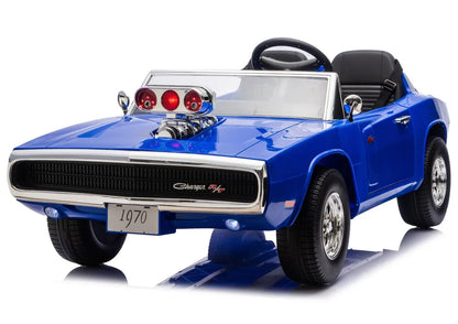 Elektromobilis Dodge Charger R/T DLS-K12 24V7Ah Mėlynas