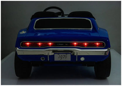 Elektromobilis Dodge Charger R/T DLS-K12 24V7Ah Mėlynas
