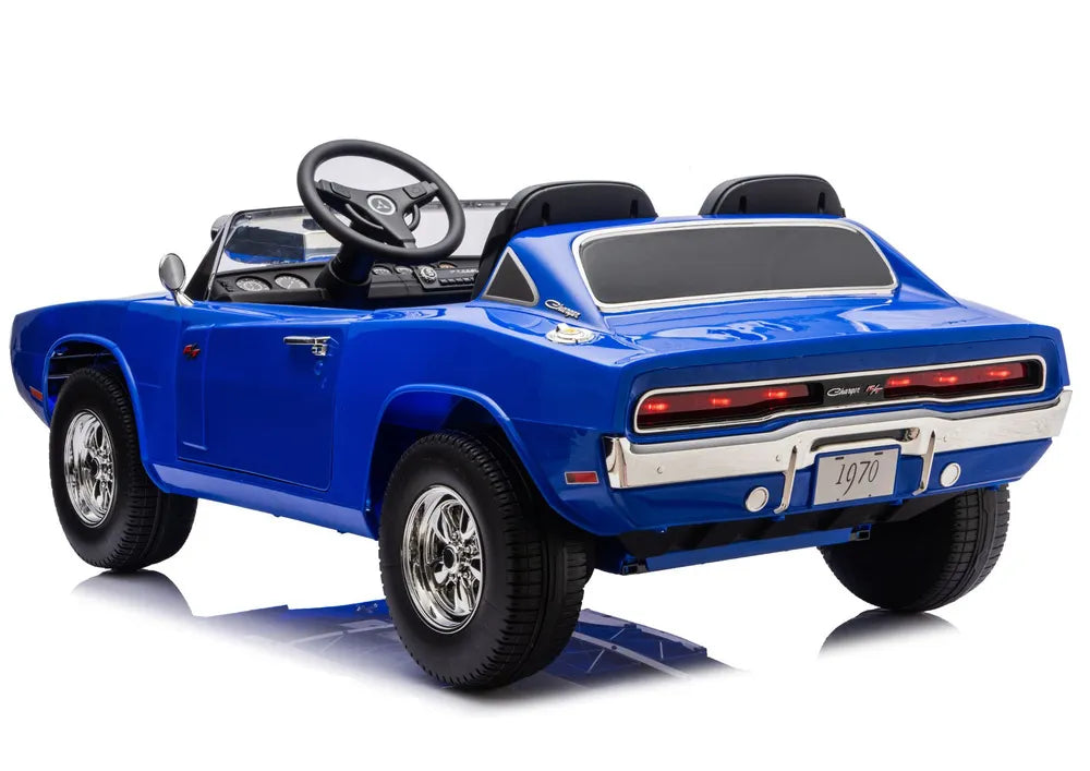 Elektromobilis Dodge Charger R/T DLS-K12 24V7Ah Mėlynas