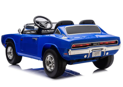 Elektromobilis Dodge Charger R/T DLS-K12 24V7Ah Mėlynas