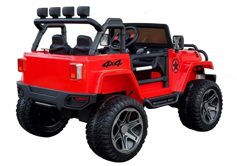 Elektromobilis Jeep WXE-1688 4x4, raudonas STRONG
