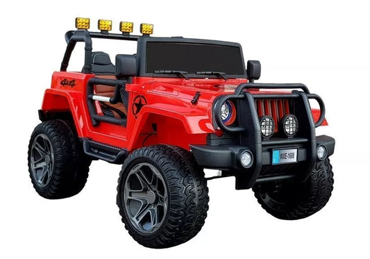 Elektromobilis Jeep WXE-1688 4x4, raudonas STRONG