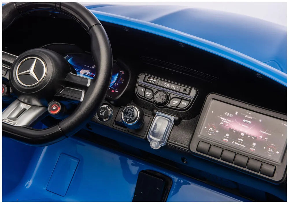 Elektromobilis Mercedes GT63 AMG DK-GT63 24V LCD Mėlynas