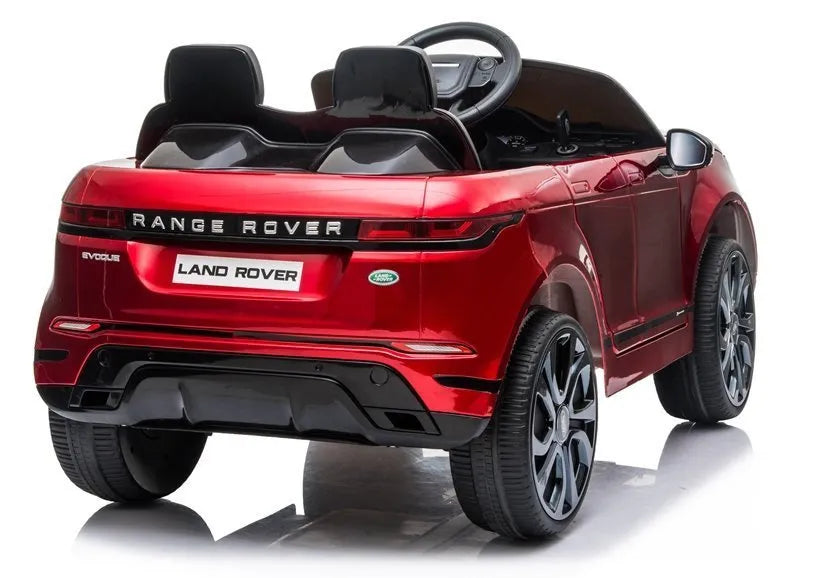 Elektromobilis Range Rover Evoque, raudonas, lakuotas