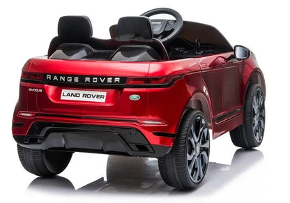 Elektromobilis Range Rover Evoque, raudonas, lakuotas