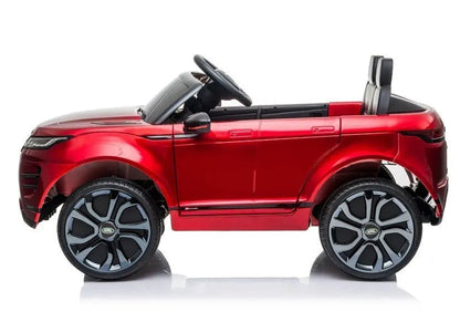 Elektromobilis Range Rover Evoque, raudonas, lakuotas