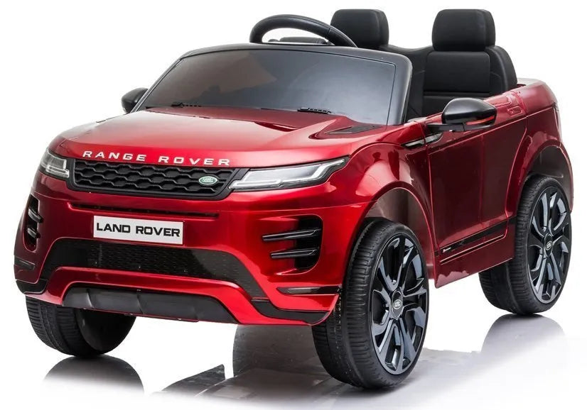 Elektromobilis Range Rover Evoque, raudonas, lakuotas