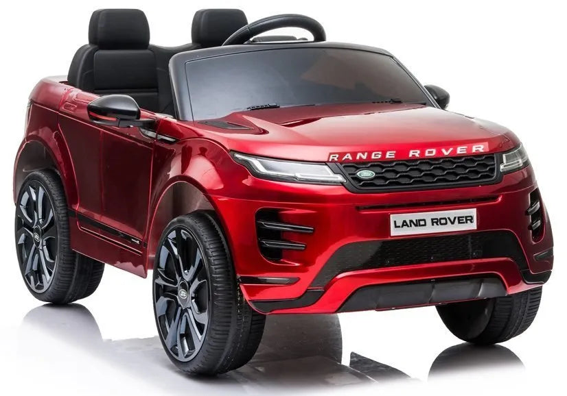 Elektromobilis Range Rover Evoque, raudonas, lakuotas