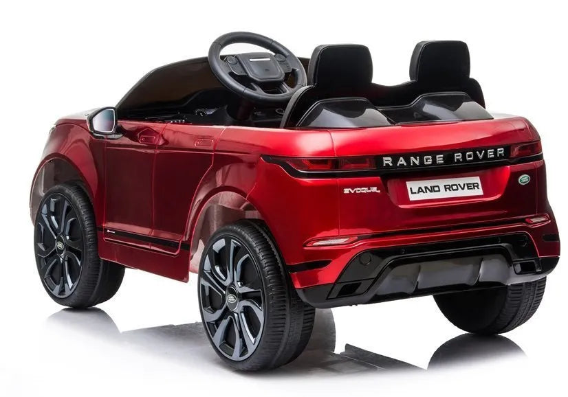 Elektromobilis Range Rover Evoque, raudonas, lakuotas
