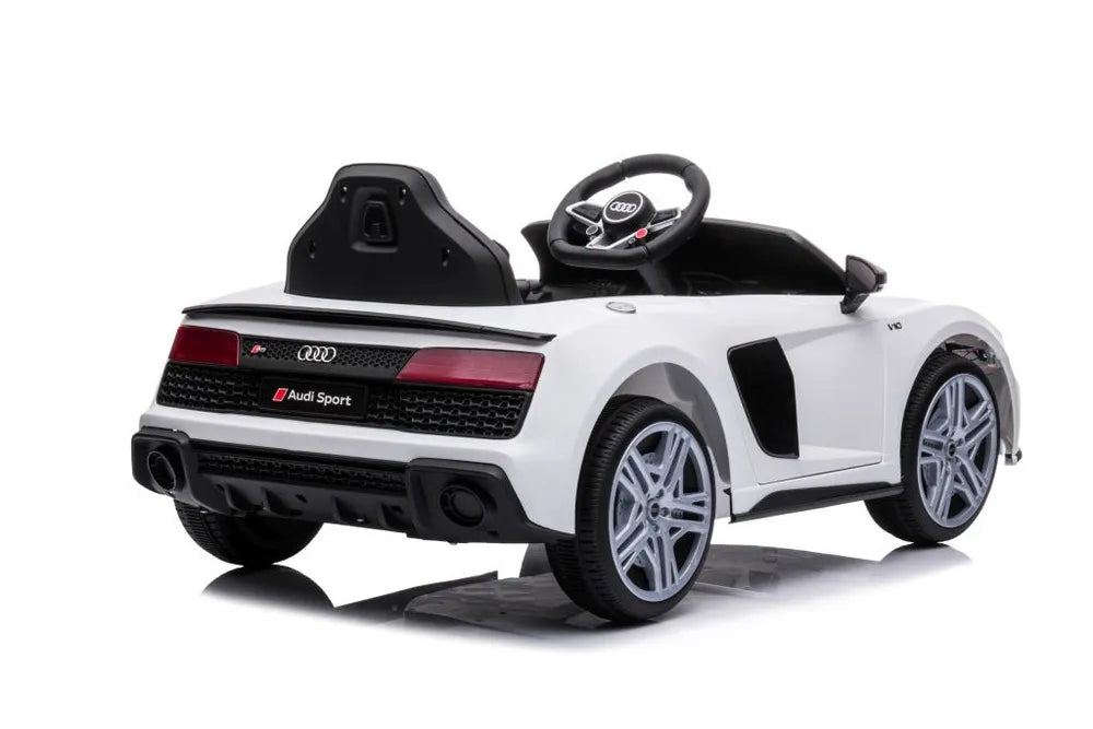 Elektromobilis vaikams Audi R8 Lift A300, baltas