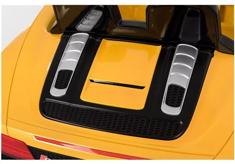 Elektromobilis vaikams Audi R8 Spyder, geltonas