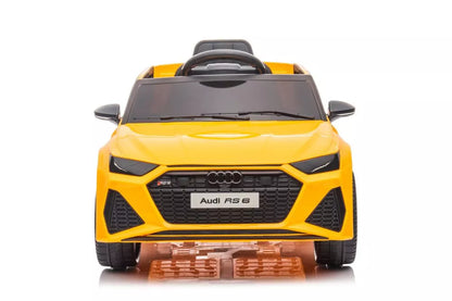 Elektromobilis vaikams Audi RS6 BRD-2118, geltonas