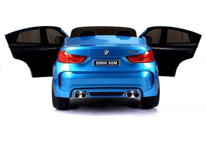 Elektromobilis vaikams BMW X6M – Mėlynos spalvos lakuotas modelis