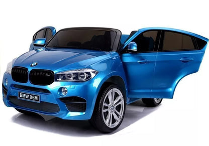 Elektromobilis vaikams BMW X6M – Mėlynos spalvos lakuotas modelis