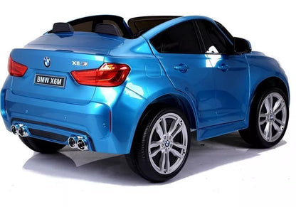 Elektromobilis vaikams BMW X6M – Mėlynos spalvos lakuotas modelis