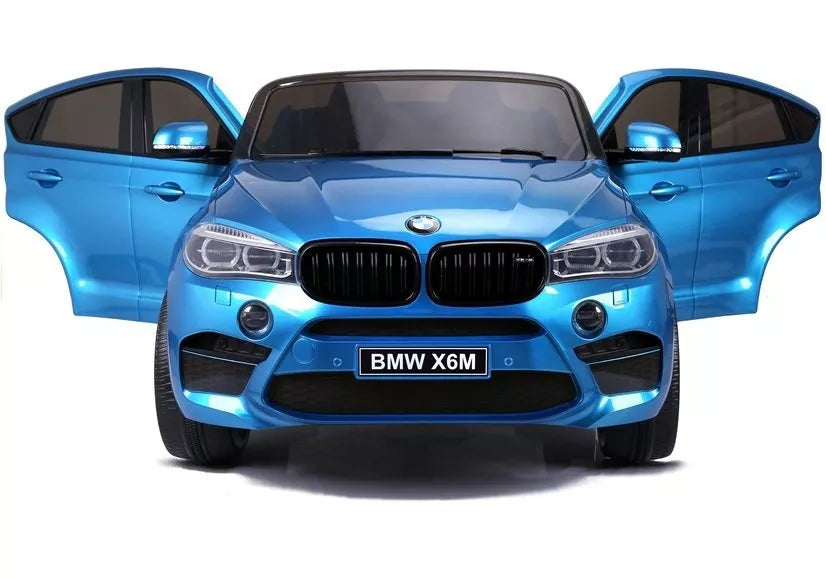 Elektromobilis vaikams BMW X6M – Mėlynos spalvos lakuotas modelis