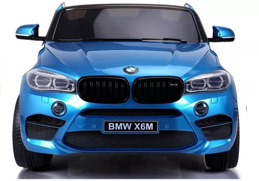 Elektromobilis vaikams BMW X6M – Mėlynos spalvos lakuotas modelis