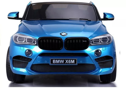 Elektromobilis vaikams BMW X6M – Mėlynos spalvos lakuotas modelis
