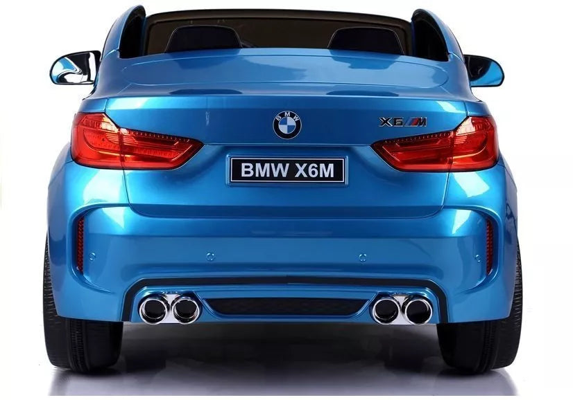 Elektromobilis vaikams BMW X6M – Mėlynos spalvos lakuotas modelis