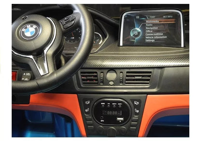 Elektromobilis vaikams BMW X6M – Mėlynos spalvos lakuotas modelis