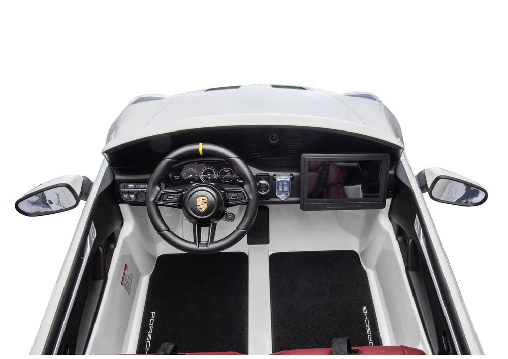 Elektromobilis vaikams DK-P911 Porsche GT3 24V, baltas