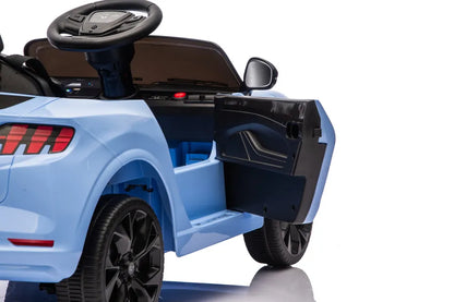 Elektromobilis vaikams Ford Mustang Mach-E, mėlynas, 24V