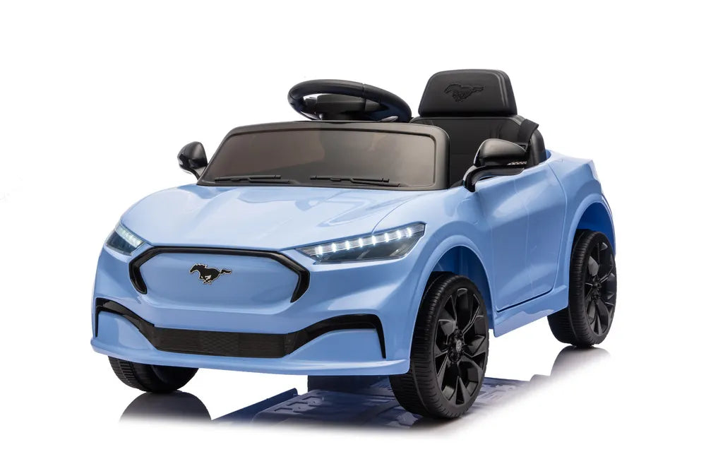 Elektromobilis vaikams Ford Mustang Mach-E, mėlynas, 24V