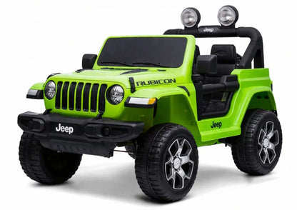 Elektromobilis vaikams Jeep Rubicon 4x4 baltas