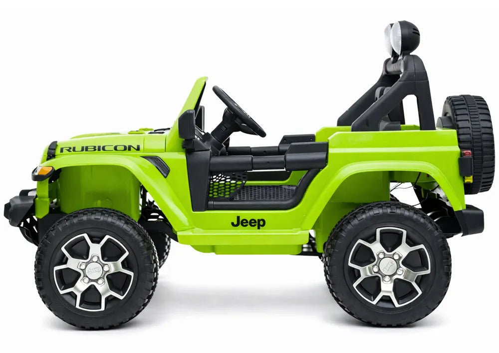 Elektromobilis vaikams Jeep Rubicon 4x4 baltas