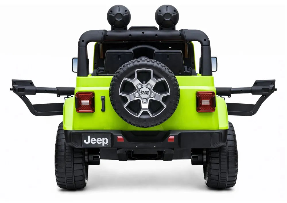 Elektromobilis vaikams Jeep Rubicon 4x4 baltas