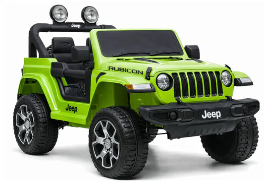 Elektromobilis vaikams Jeep Rubicon 4x4 baltas