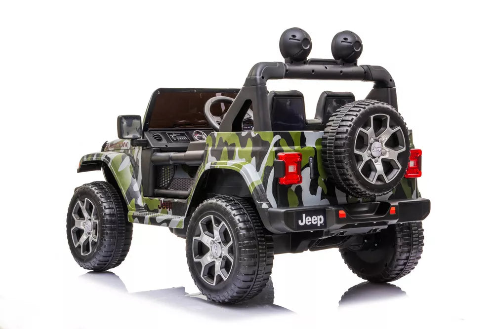 Elektromobilis vaikams Jeep Wrangler Rubicon DK-JWR555, kamufliažinis