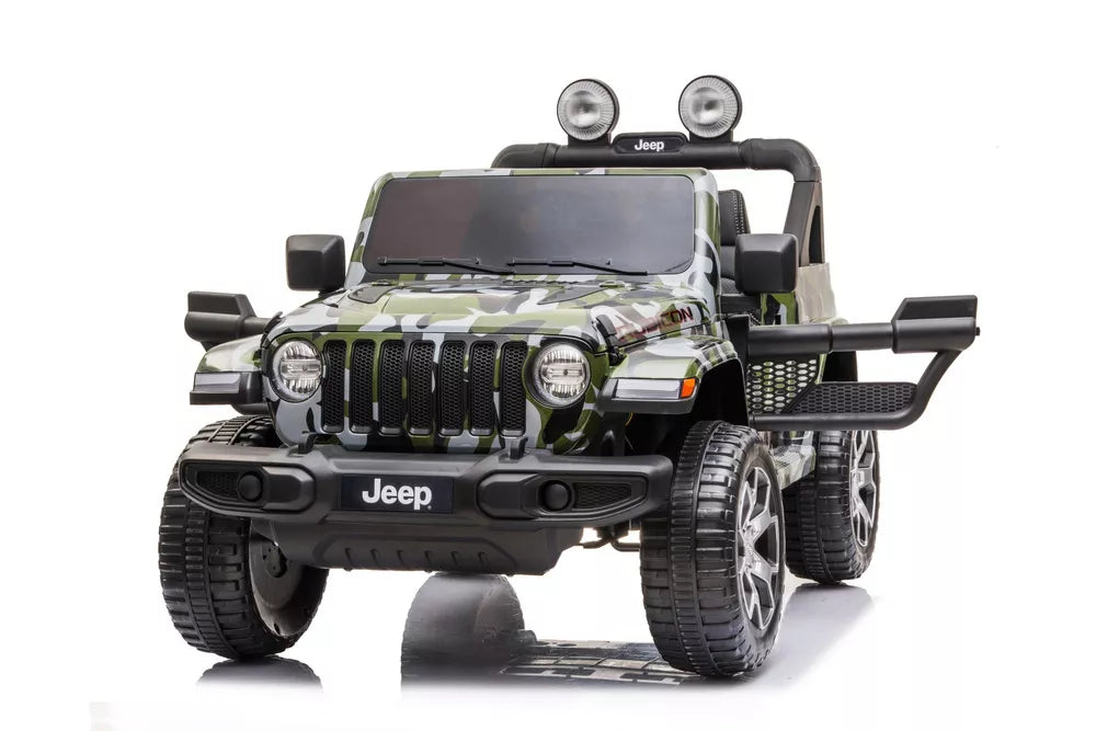 Elektromobilis vaikams Jeep Wrangler Rubicon DK-JWR555, kamufliažinis
