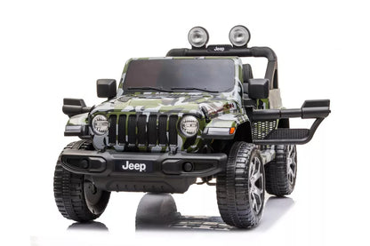 Elektromobilis vaikams Jeep Wrangler Rubicon DK-JWR555, kamufliažinis