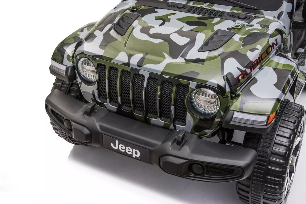 Elektromobilis vaikams Jeep Wrangler Rubicon DK-JWR555, kamufliažinis
