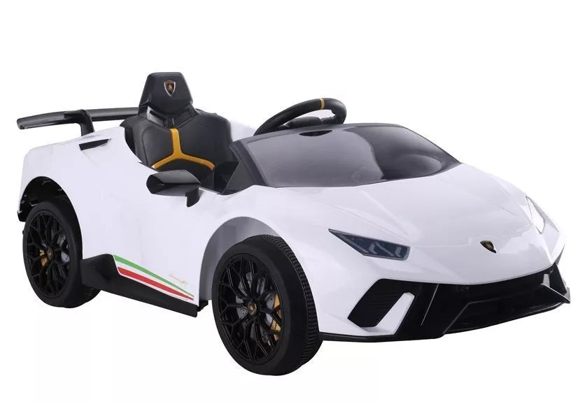 Elektromobilis vaikams Lamborghini Huracan, baltas