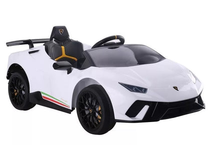 Elektromobilis vaikams Lamborghini Huracan, baltas