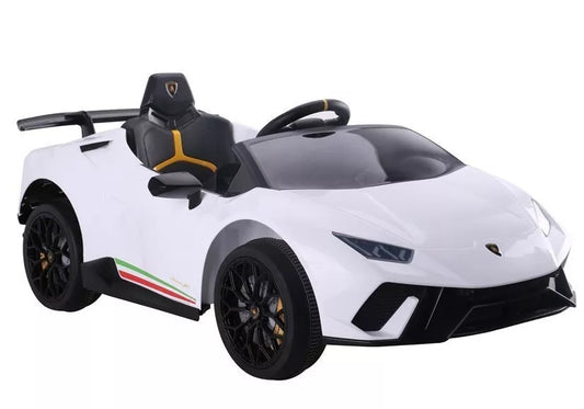 Elektromobilis vaikams Lamborghini Huracan, baltas