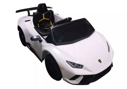 Elektromobilis vaikams Lamborghini Huracan, baltas