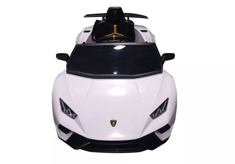 Elektromobilis vaikams Lamborghini Huracan, baltas