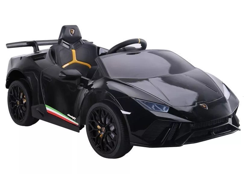 Elektromobilis vaikams Lamborghini Huracan, juodas
