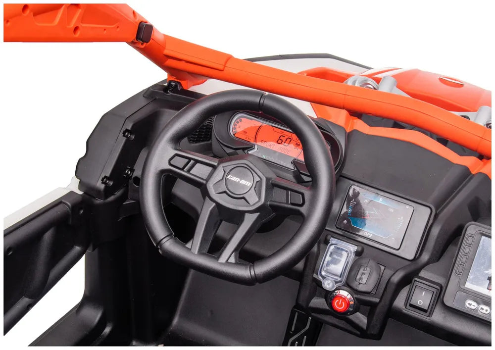 Elektromobilis vaikams Maverick CAN-AM Turbo RS STRONG AIR Oranžinis
