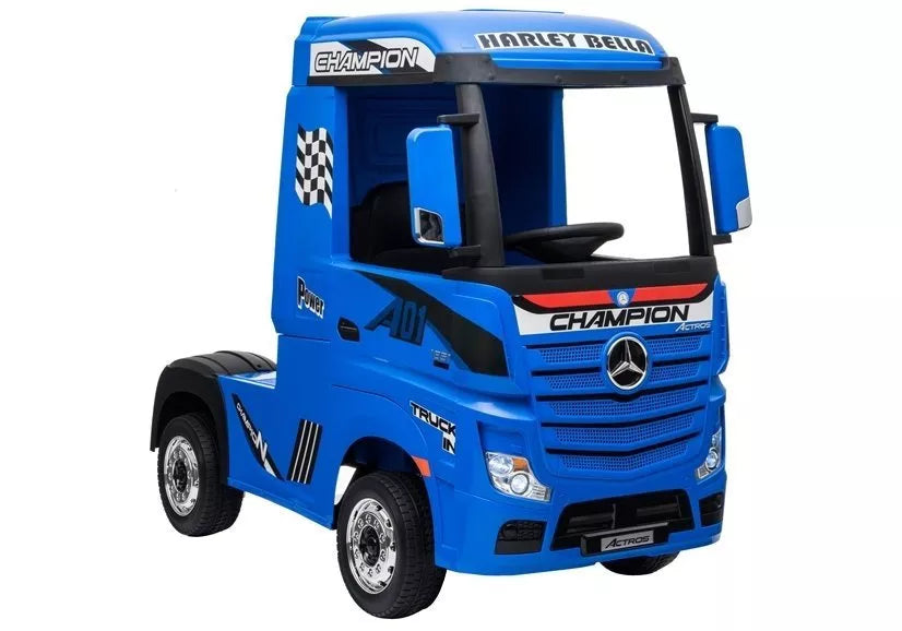 Elektromobilis vaikams Mercedes Actros Blue Painted MP4