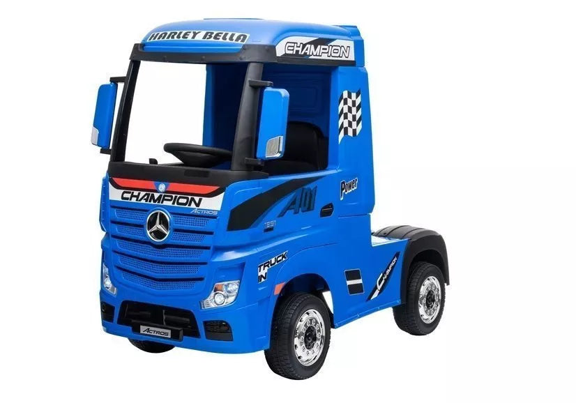 Elektromobilis vaikams Mercedes Actros Blue Painted MP4